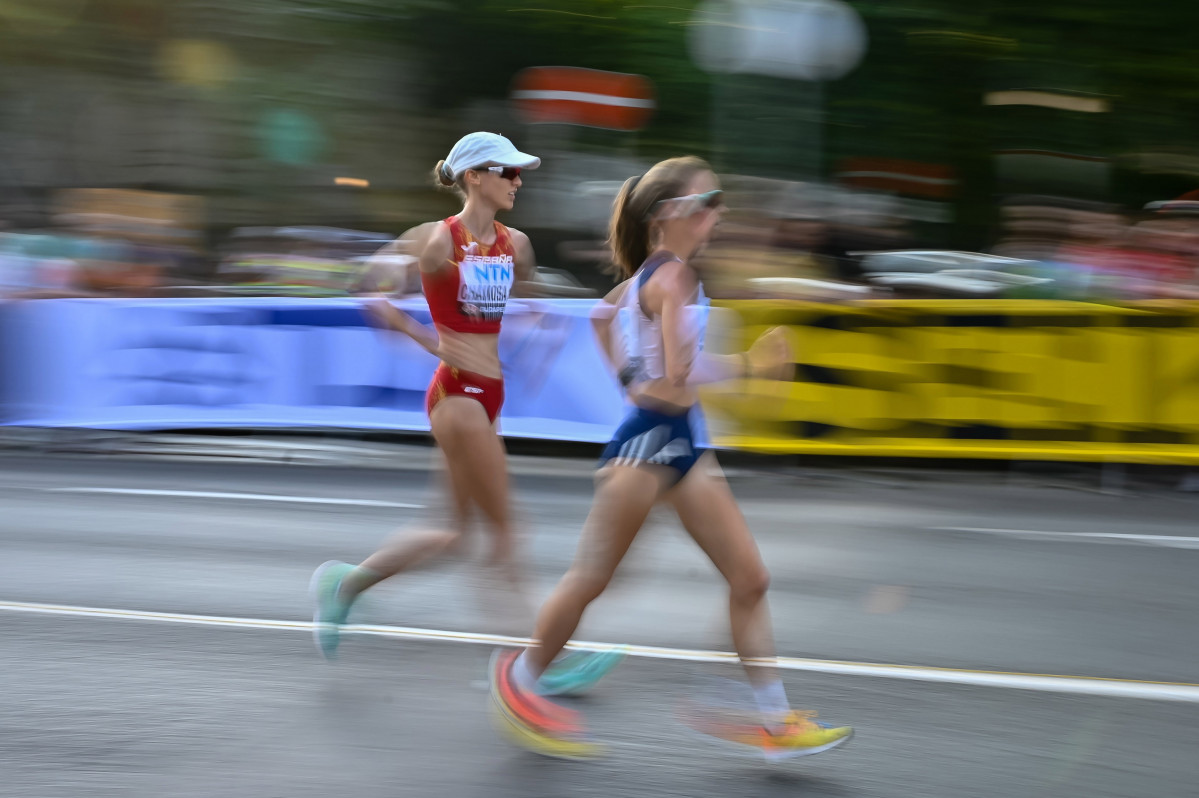 Antu00eda Chamosa, durante su participaciu00f3n en el Mundial de Budapest @Tamas Vasvari