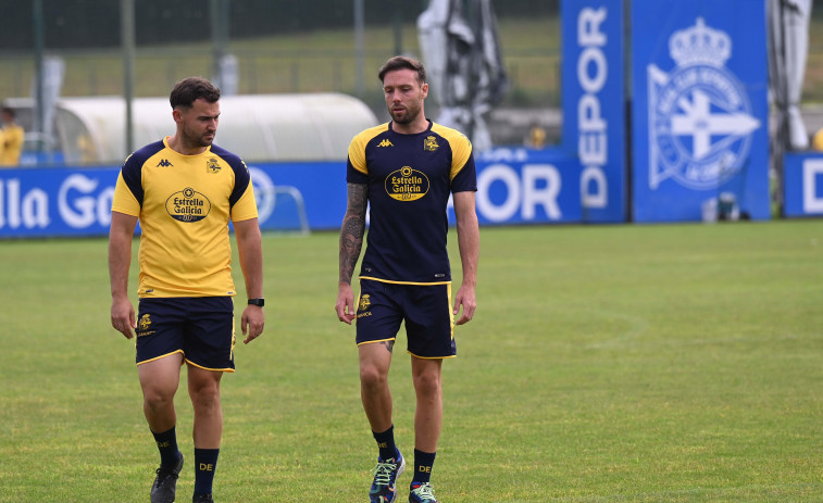 José Ángel Jurado, único al margen en la vuelta al trabajo del Depor