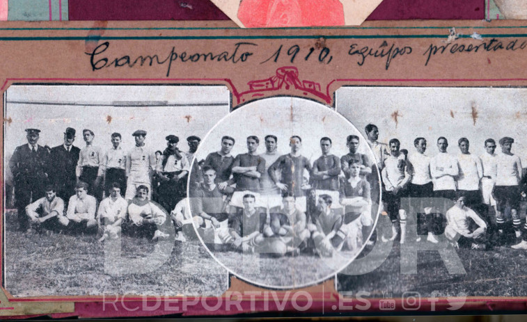 El Deportivo recibe un álbum fotográfico de los descendientes de Paco Macho