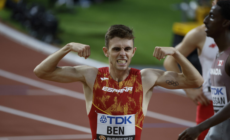 Adrián Ben, Saúl Ordóñez y Mohammed Attaoui, triplete de españoles a semifinales de 800