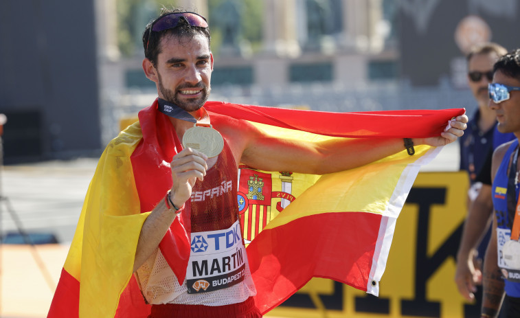 El español Álvaro Martín, campeón del mundo de 35 kilómetros marcha