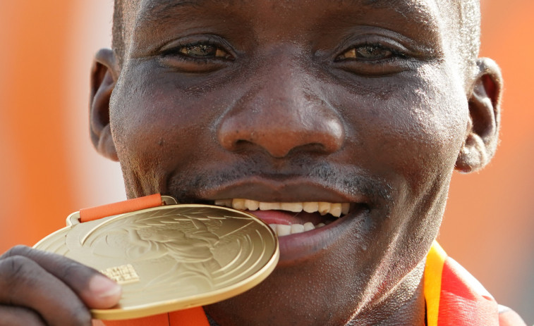 El ugandés Victor Kiplangat, campeón del mundo de maratón en Budapest