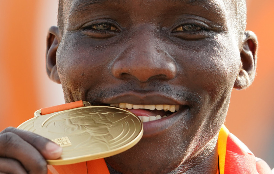 El ugandés Victor Kiplangat, campeón del mundo de maratón en Budapest