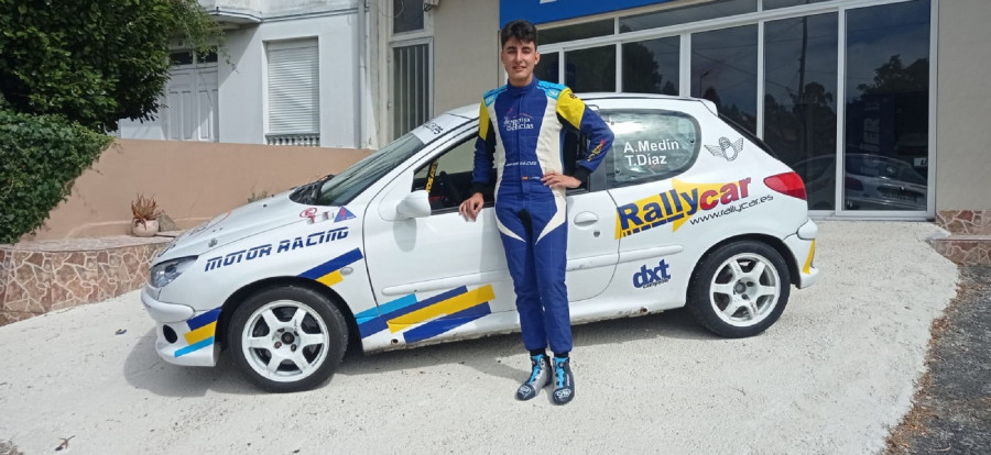 Alejandro Medín: "Es un sueño haber debutado en el Rally de Ferrol"