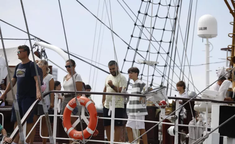 La Tall Ships Races recibió más de 100.000 visitas durante su escala en A Coruña