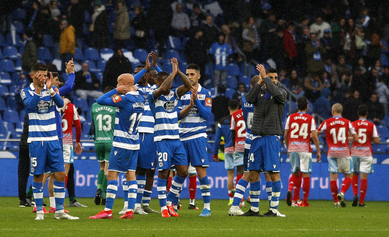 El Deportivo se quedó en blanco en los cuatro últimos duelos con el Lugo