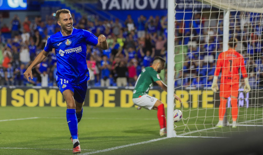 Un penalti de Borja Mayoral acaba con la sequía del Getafe