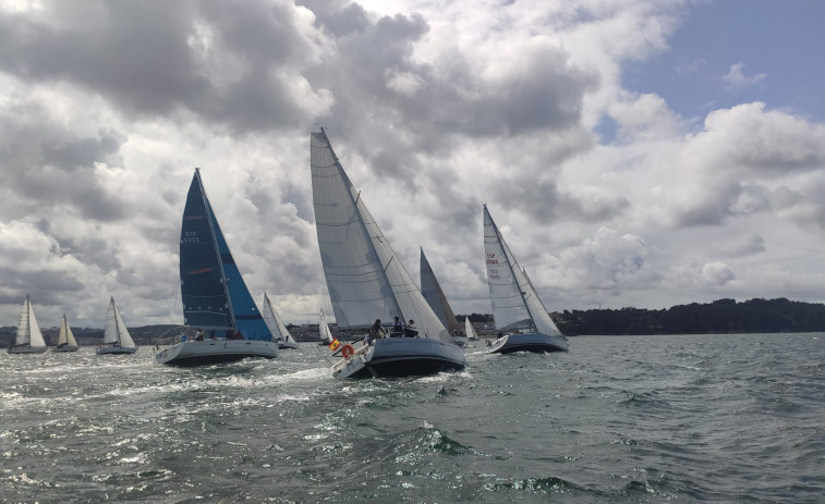 La Maria, Golafre II  y Pingón, vencedores de la Regata Golfo Ártabro