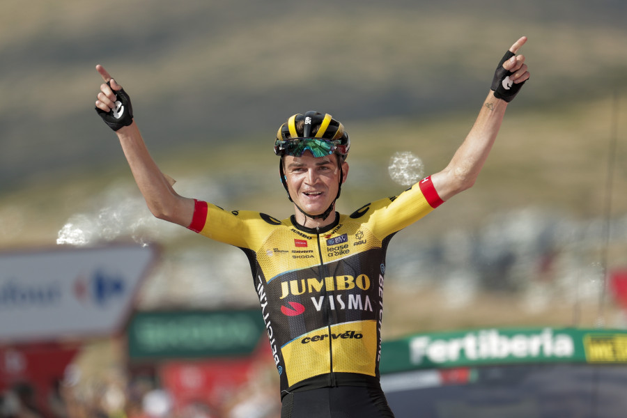 Sepp Kuss se impone en el Pico del Buitre con Lenny Martínez como nuevo líder