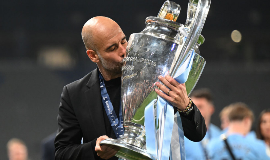 Pep Guardiola, premio al mejor entrenador del año