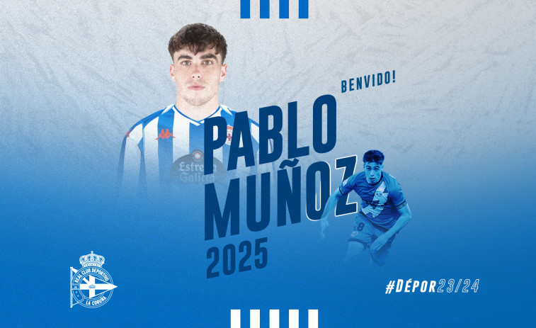 Pablo Muñoz, nuevo jugador del Deportivo