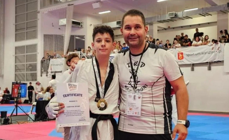 El gallego Adrián Davila, medalla de oro júnior en el Open de Polonia
