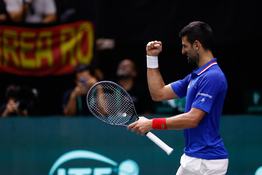 Djokovic clasifica a Serbia para la fase final y da la puntilla a España