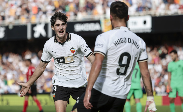 3-0 | El Valencia supera al Atlético con un doblete de Hugo Duro