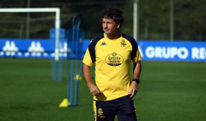 Imanol Idiakez, durante la sesión: “Pases limpios, recupero y aprieto”