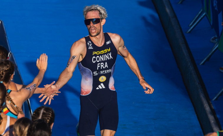 Dorian Coninx se proclama campeón del mundo de triatlón