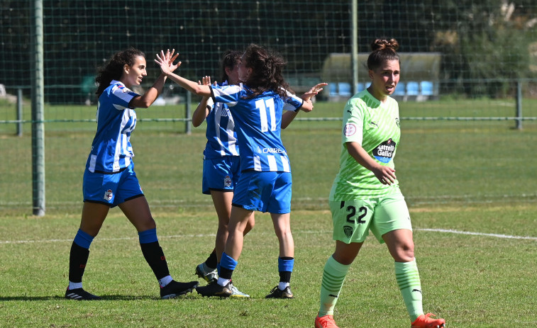 El filial blanquiazul domina de principio a fin al Lugo