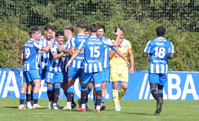 El Fabril celebra su primera victoria de la temporada con sufrimiento