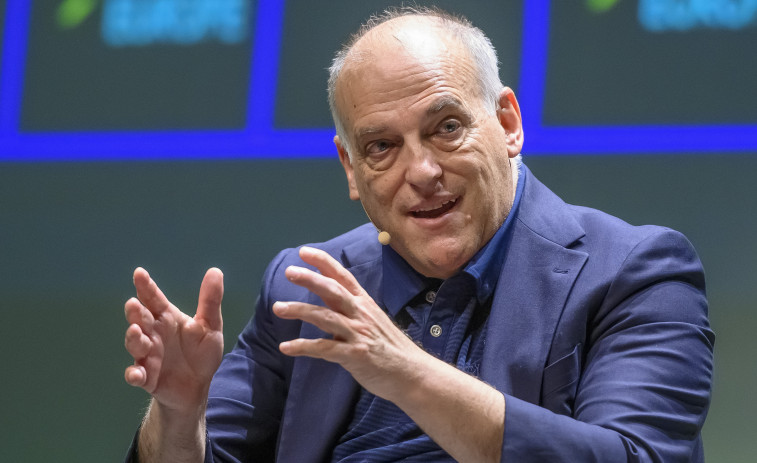 Tebas, proclamado presidente de LaLiga como único candidato
