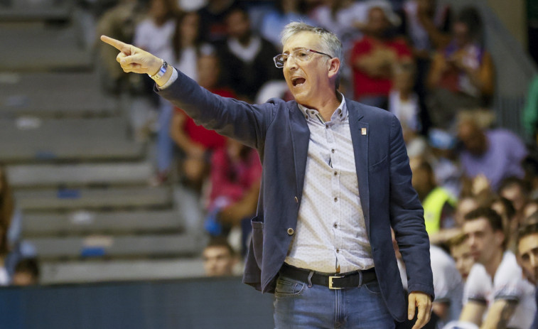 El entrenador del Obradoiro Moncho Fernández : “Bilbao Basket es un equipo muy reconocible”