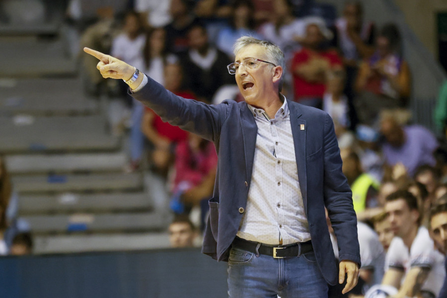 El entrenador del Obradoiro Moncho Fernández : “Bilbao Basket es un equipo muy reconocible”