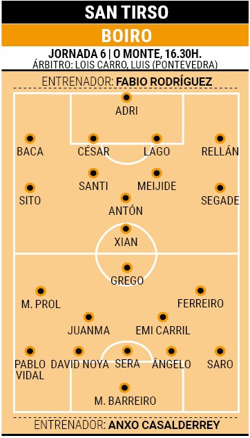 Onces san tirso boiro