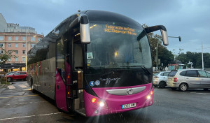 La afición del Depor ya está camino de Ponferrada