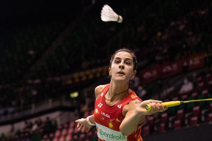 Carolina Marín considera la victoria "muy importante" para "seguir confiando" en ella misma