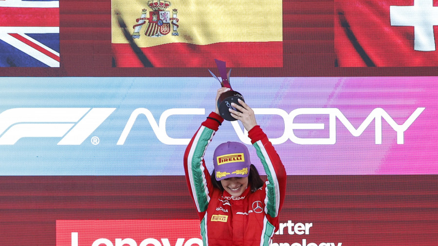 La española Marta García se corona primera campeona de la Academia de F1
