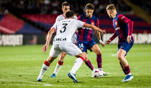 El juvenil Marc Guiu desatasca al Barça antes del clásico (1-0)