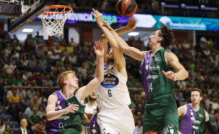 El Unicaja sigue haciéndose fuerte a costa del Breogán (87-70)