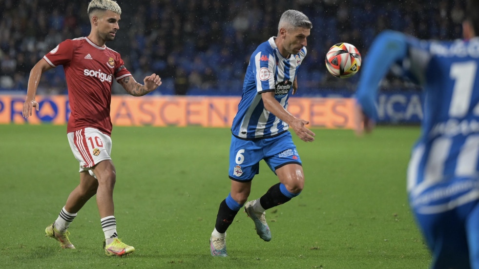 La primera victoria del Depor esta temporada en Riazor, en imágenes