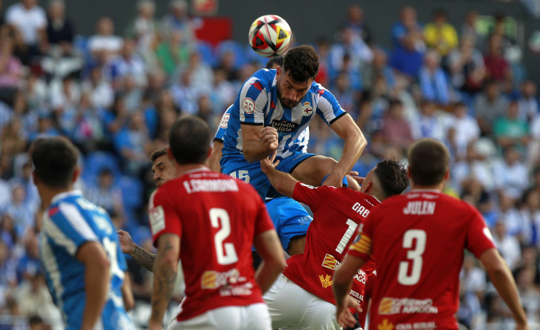 Las acciones a balón parado, la principal arma ofensiva del Depor