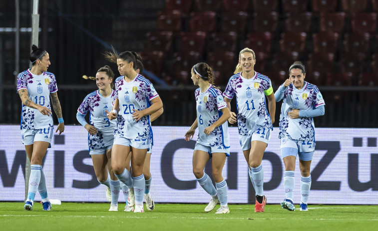 España golea a Suiza y sigue intratable en la Liga Naciones (1-7)
