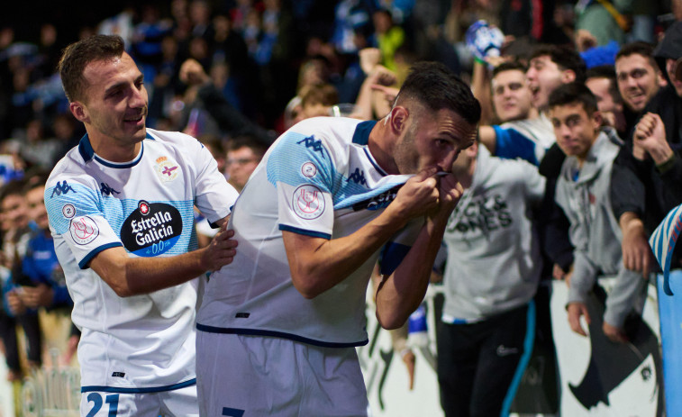 Lucas Pérez vuelve a celebrar un gol 773 minutos después