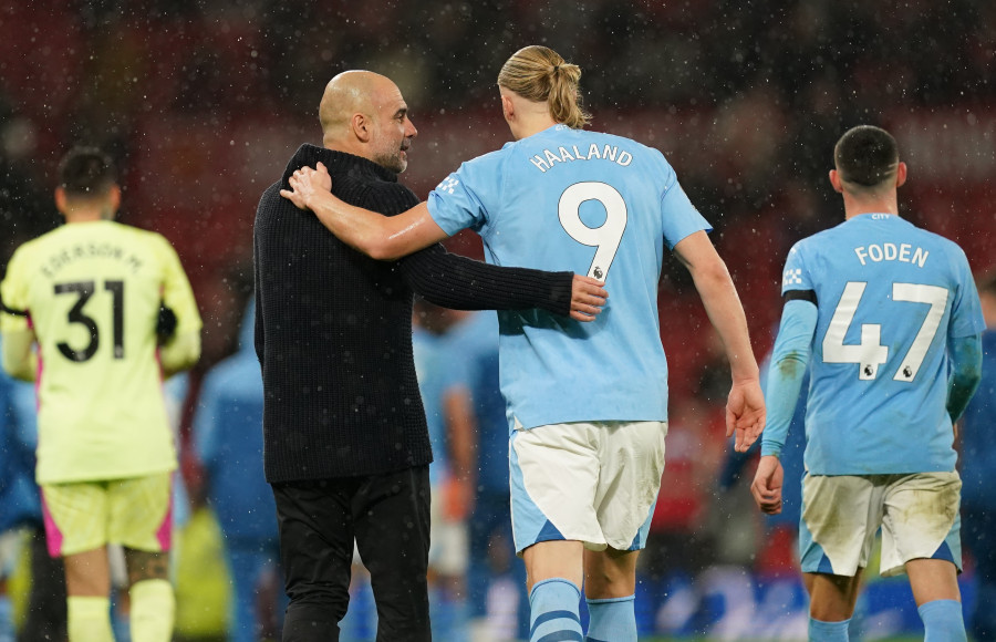 Guardiola, sobre el Balón de Oro: "Vi a Haaland feliz por lo cerca que estuvo"