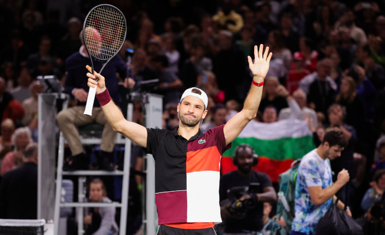 Dimitrov, primer semifinalista en París