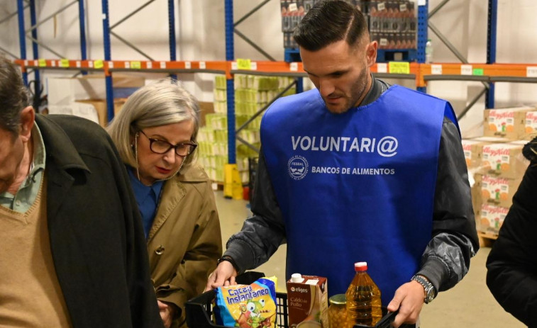 Lucas Pérez, listo para golear al hambre