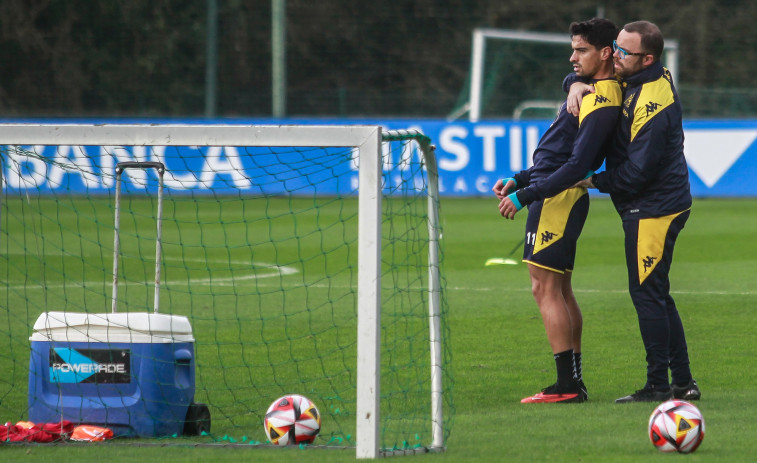Davo se retira antes de la sesión del Depor