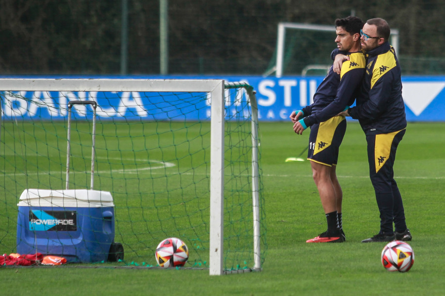 Davo se retira antes de la sesión del Depor