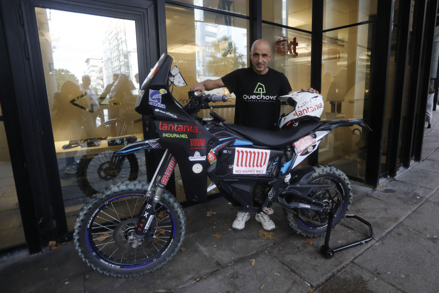 Fran Pallas: "Me motiva mucho ir al Dakar con una moto eléctrica"