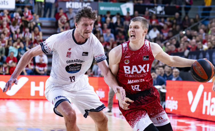 El Baxi Manresa suma su cuarta victoria al derrotar al Monbus Obradoiro( 76-56)