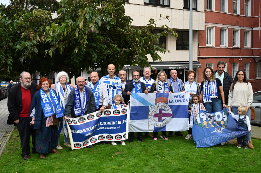 La peña ‘La Unión’ se conjura por el Depor