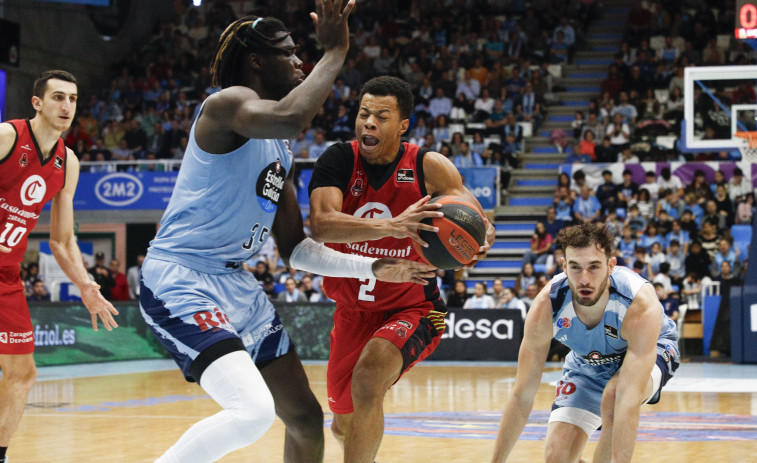 Vendaval del Breogán en el último cuarto para tumbar al Zaragoza