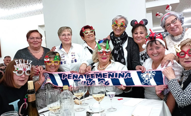 La peña femenina ‘Vila 46’ celebró su cena navideña