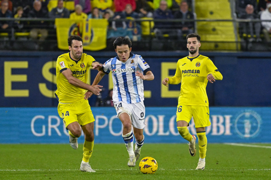 La Real Sociedad acaba con el efecto Marcelino en el Villarreal (0-3)