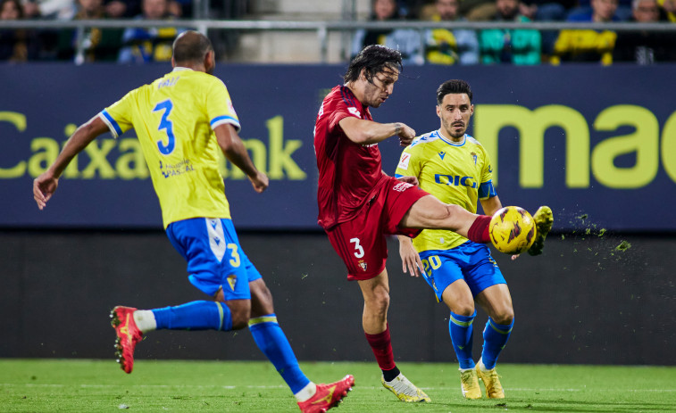 Empate insuficiente para Cádiz y Osasuna (1-1)
