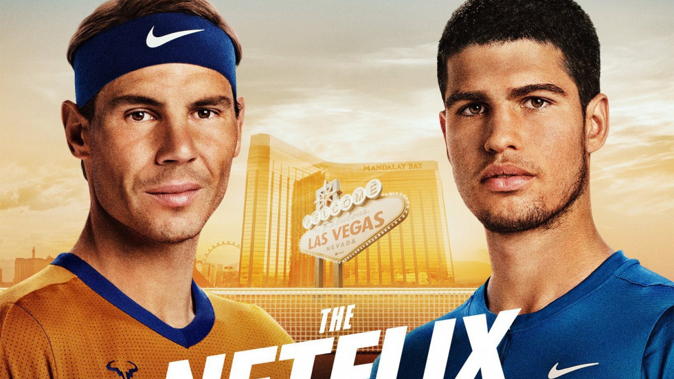 Nadal y Alcaraz se enfrentarán en Las Vegas en un partido emitido en directo por Netflix