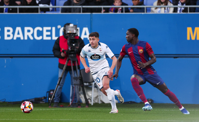 Deseos de año nuevo del Depor ante el Arenteiro