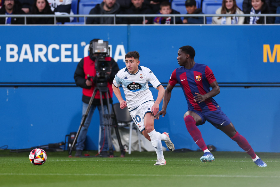 Deseos de año nuevo del Depor ante el Arenteiro